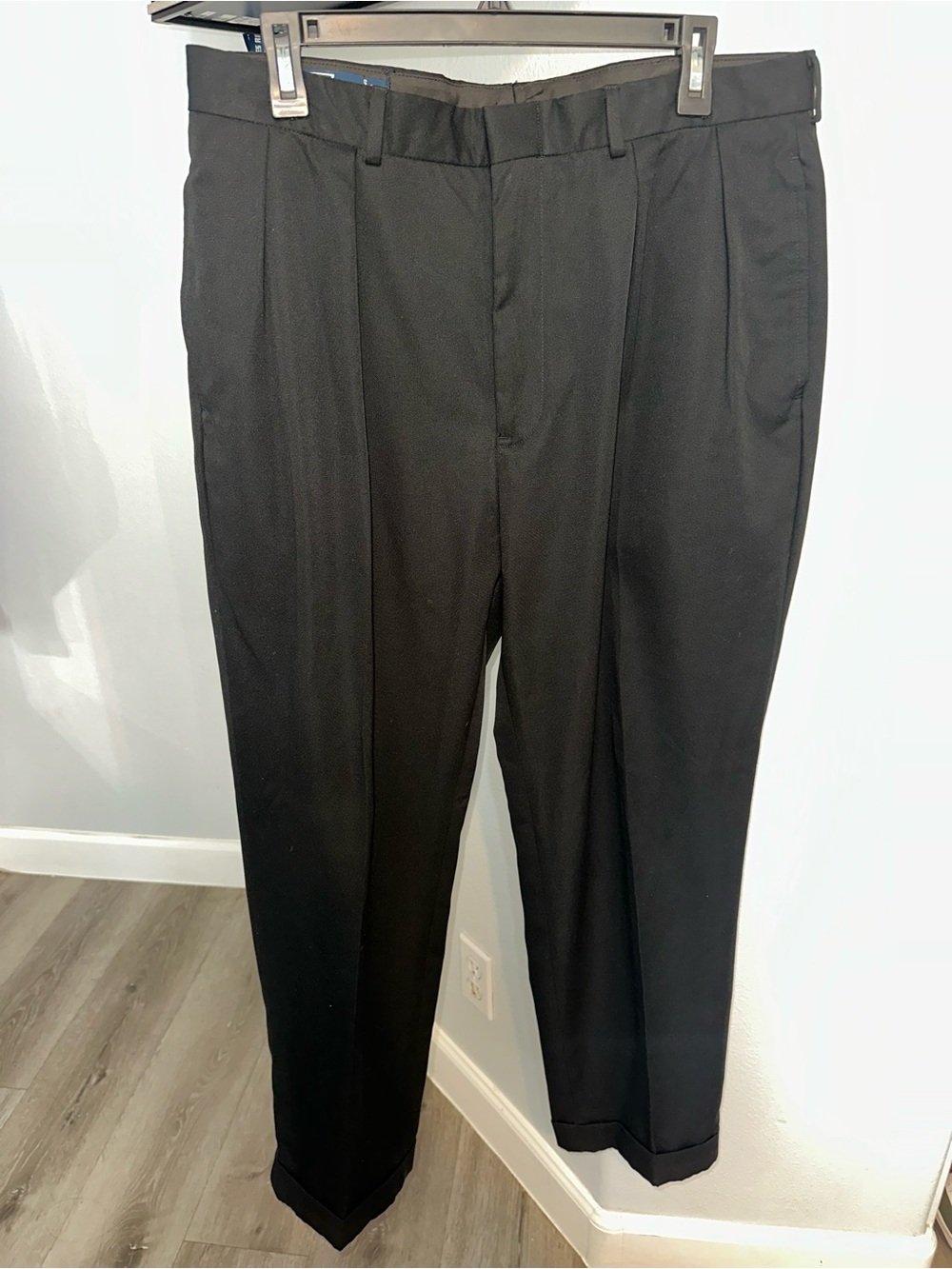 Polo by Ralph Lauren Black Pleated Chinos
